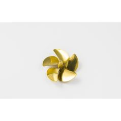 Boat propeller 5-blades brass d: 20 mm, CCW,  Raboesch