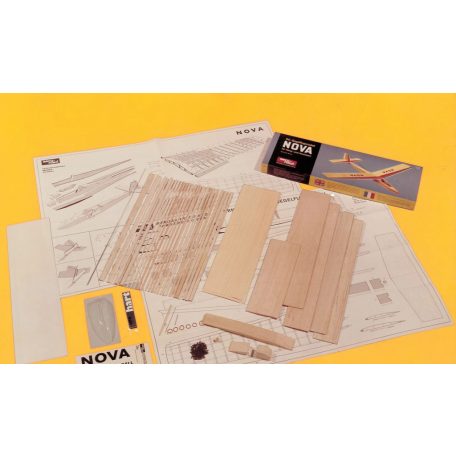 Nova - Retro Segelflugmodell Holzbausatz 905mm - Aeronaut