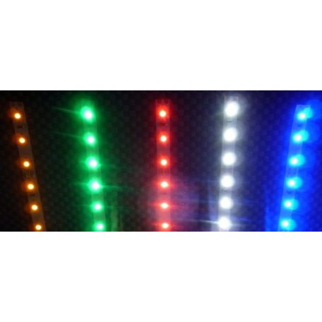 LED strips 100 cm 12V - color: white / red / green / blue / yellow