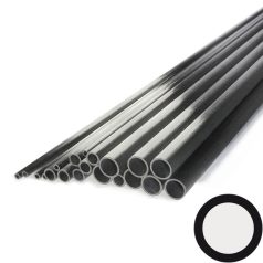 Carbon tube DPP (TM) 2,5 x 1,5 x 1000 mm