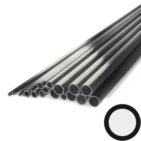 Carbon tube 28,0 x 21,5 x 1000 mm