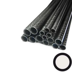 Carbon tube 22,0 x 20,0 x 1000 mm 3k-KP 0°/90°