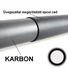 Szárny cső Karbon 25,0 x 23,0 x 1000 mm + tartócső 26,5 x 25,0 x 1000 mm - 1 szett