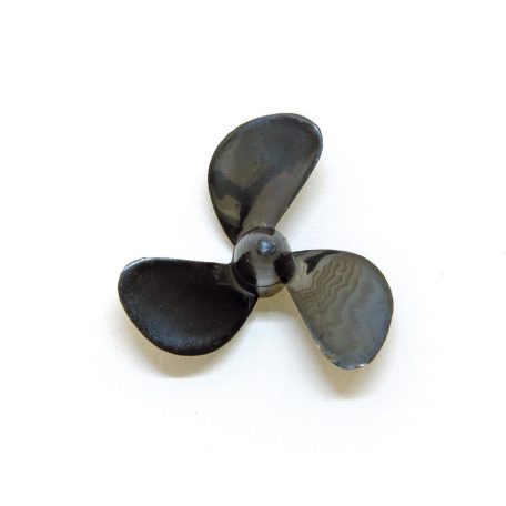 Schiffspropeller 3-Blatt d:45 mm /M4 - RECHTS - Krick (Graupner)