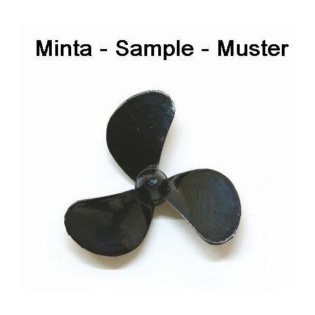 Hajócsavar 3-lapátos d:30 mm /M2, balos - Graupner - 1db