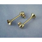 Hajó kürt 20mm x d: 6mm sargaréz - 2x - Krick