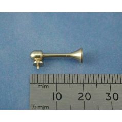 Hajó kürt 20mm x d: 6mm sargaréz - 2x - Krick