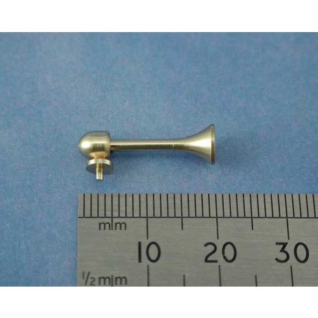 Hajó kürt 20mm x d: 6mm sargaréz - 2x - Krick