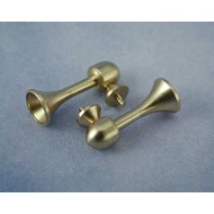 Hajó kürt 23mm x d: 7mm sargaréz - 2x - Krick