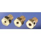 Kardán tengelykapcsoló piros - betét d: 2,0 - 6,0 mm - Krick