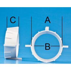 Kort fúvóka - pár - 60mm hajócsavárhóz - Billing Boats