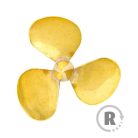 Hajócsavar sárgaréz d: 50 mm 3-lapad JOB - 1x - Raboesch