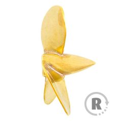 Hajócsavar sárgaréz d: 50 mm 3-lapad JOB - 1x - Raboesch