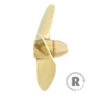 Hajócsavar sárgaréz d: 60 mm 3-lapad JOB - 1x - Raboesch