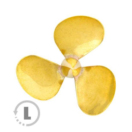 Hajócsavar sárgaréz d: 45 mm 3-lapad BAL - 1x - Raboesch