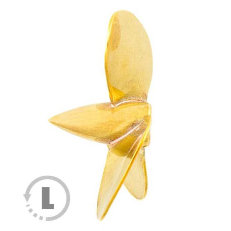 Hajócsavar sárgaréz d: 45 mm 3-lapad BAL - 1x - Raboesch