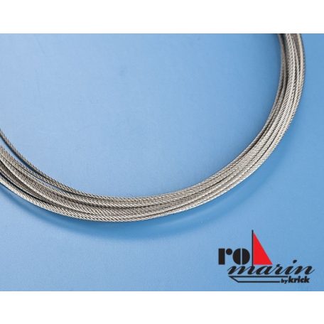 Braided wire - steel - 7x7 strands - 10 m