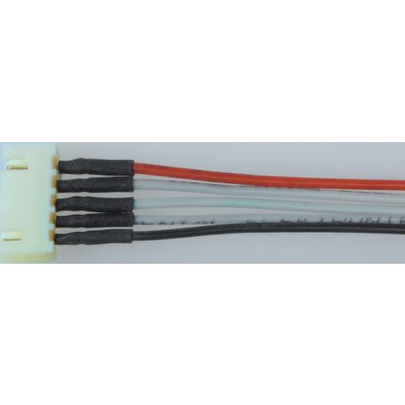 XH 4s (5-poles) - MALE + 10cm wire - 1x
