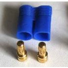EC3 3,5 mm Goldstecker + blaues Gehaeuse - 1x