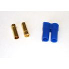 EC5 Goldbuchsen-Set - blaues Gehaeuse - 1x 