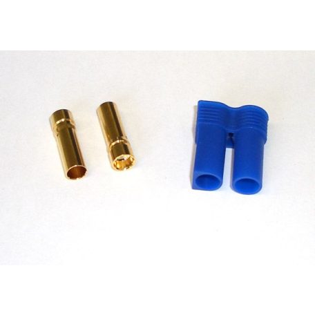 EC5 Goldbuchsen-Set - blaues Gehaeuse - 1x 
