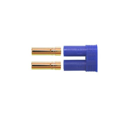 EC5 Goldbuchsen-Set - blaues Gehaeuse - 1x 