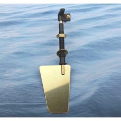 Ship rudder brass 67 x 45 mm - Krick