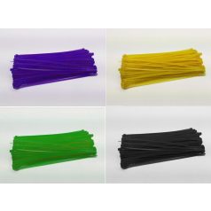 Kábelkötegelő 3 x 150mm - változatos színekben - 4db