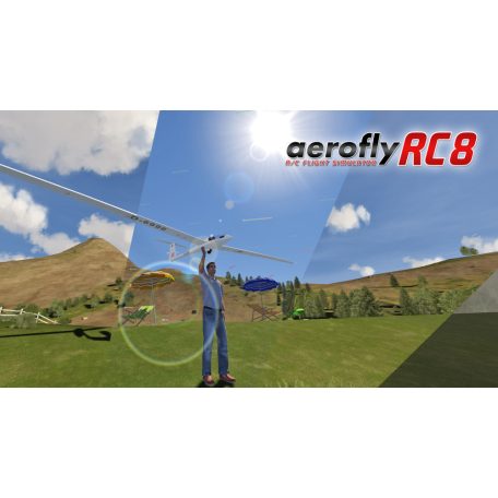 Aerofly RC8 szimulátor + USB-FlightController (6 csatorna) szett - IKARUS