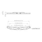 Servohebel doppelt abgewinkelt 90mm - 1x - MKS