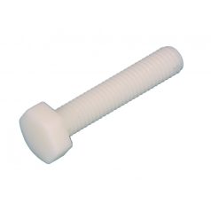 Nylon screw hexagon head M10 x 60mm - 1x 