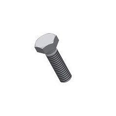 Nylon screw hexagon head M10 x 60mm - 1x 