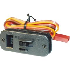   Kapcsolókábel "PROFI" servo csatlakozó + beepitet töltő csatlakozó 25cm