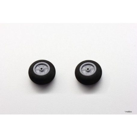 Wheels lightweight foam 25 x 12 x 2 mm - 2 x