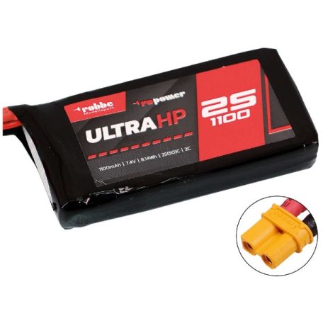 RO-POWER Ultra HP 2s 1100mAh 25C (50C) Lipo - Robbe