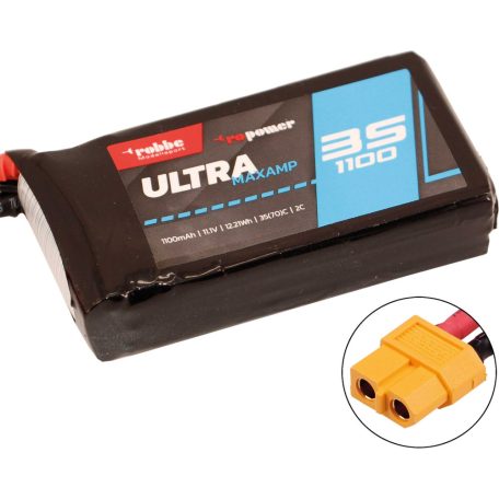 RO-POWER Ultra MAXAMP 3s 1100mAh 35C (70C) Lipo