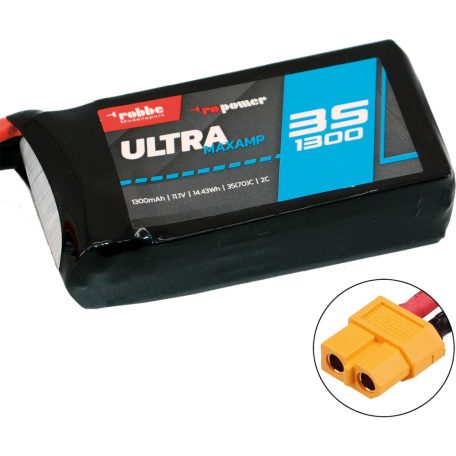 RO-POWER Ultra MAXAMP 3s 1300mAh 35C (70C) Lipo