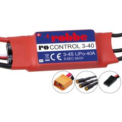 RO-Control brushless controller 40A, 3-4s Lipo - Robbe