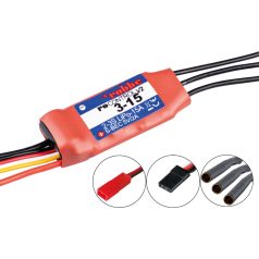 RO-Control brushless controller 15 A, V2, 2-3s Lipo - Robbe