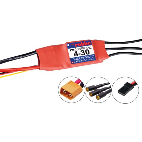 RO-Control brushless controller 30 A, V2, 2-3s Lipo - Robbe