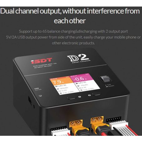 ISDT D2 Mark 2 Dual 200W 12A AC Charger