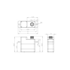  HV6100 Digital Servo 10g - 10mm - 3,0kg - MKS