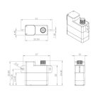 HV6110 Digital Servo 10g - 10mm - 3,0kg - MKS