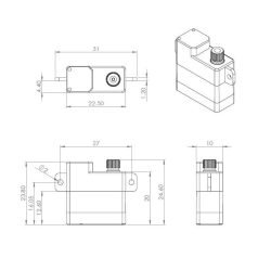 HV6110 Digital Servo 10g - 10mm - 3,0kg - MKS