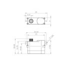 HV75K-R Digital Servo 7,5g - 9mm - MKS