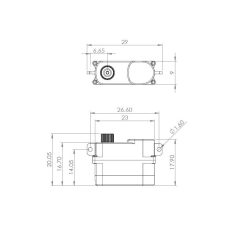 HV75K-R Digital Servo 7,5g - 9mm - MKS