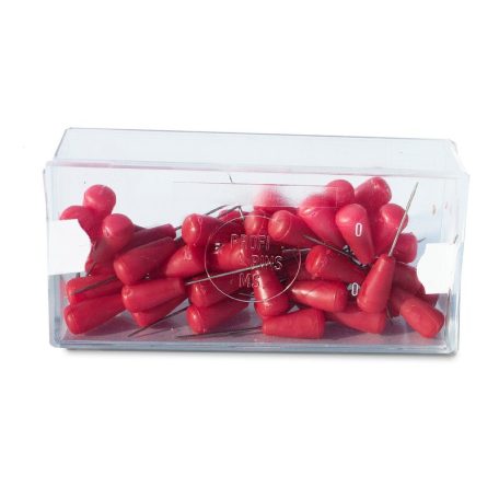 Modeling Pins hosszú piros - 50 db