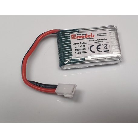 Lipo 1s 400 mAh 3,7V Molex - Siva Air - DF-Models