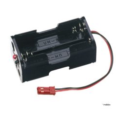 Batteriebox (4 x AA) Anschlusskabel m. BEC Stecker