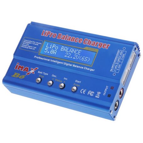 B6 Töltő DC 12-18V 80W, max 6A - IMAX